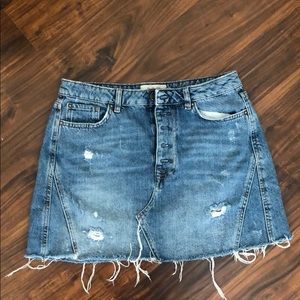 Free People Denim Skirt